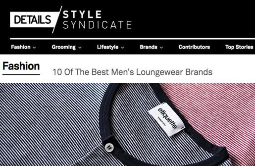 Details - Best Men's Loungewear Brands