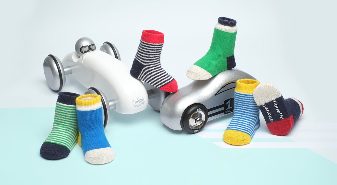 Baby boy socks and baby socks gift boxes for boys – the best newborn and baby shower present by Etiquette Clothiers