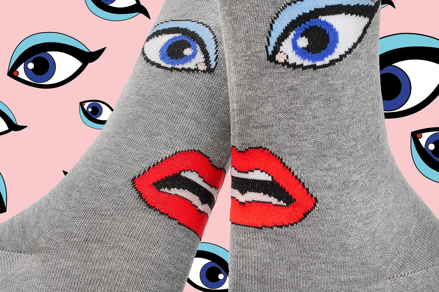 Limited Edition Women's Fashion Socks Designed by Yazbukey – Etiquette Clothiers