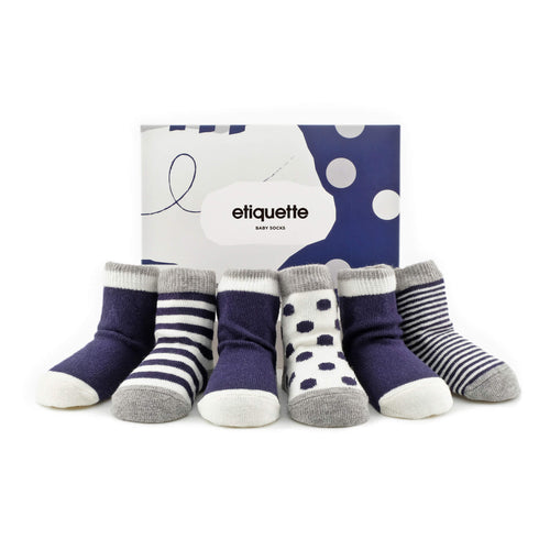 Classic Sky Baby Socks Gift Box 