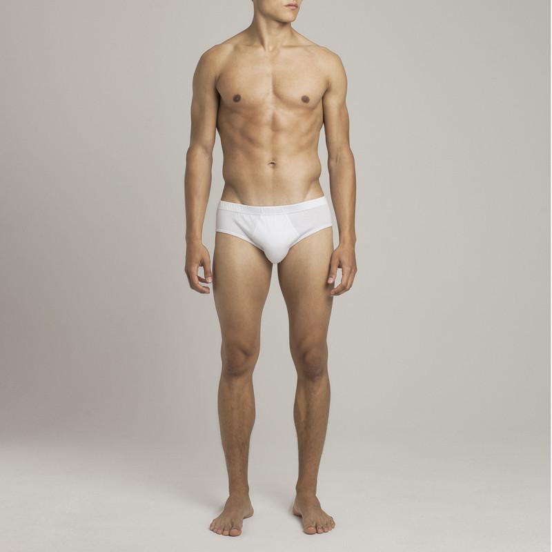 Mens Underwear - Men's Astor Briefs - White⎪Etiquette Clothiers