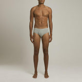 Mens Underwear - Men's Astor Briefs - Grey⎪Etiquette Clothiers