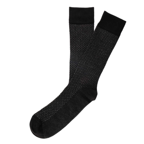Herringbone Blocks Men's Socks 