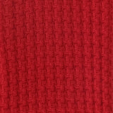 Mens Socks - Hounds Waffle Textured Men's Socks - Red⎪Etiquette Clothiers