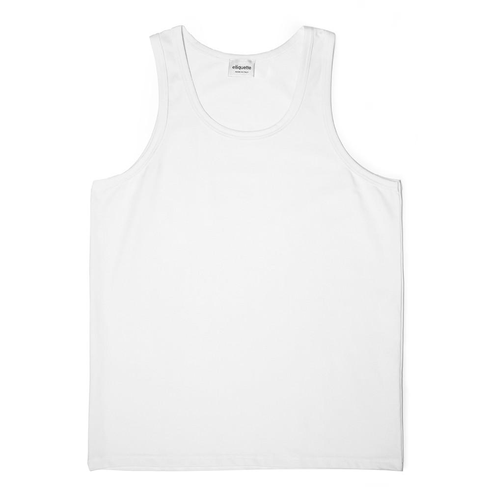 Mens Underwear - Men's Bowery Tank Top - White⎪Etiquette Clothiers