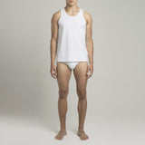 Mens Underwear - Men's Bowery Tank Top - White⎪Etiquette Clothiers