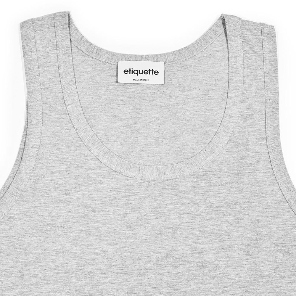 Mens Underwear - Men's Bowery Tank Top - Grey⎪Etiquette Clothiers