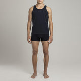 Mens Underwear - Men's Bowery Tank Top - Dark Blue⎪Etiquette Clothiers