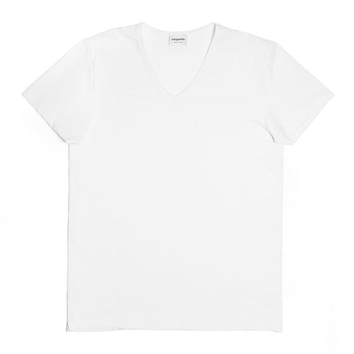 Men's Mulberry V Neck T Shirt 