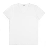 Mens Underwear - Men's Mulberry V Neck T Shirt - White⎪Etiquette Clothiers