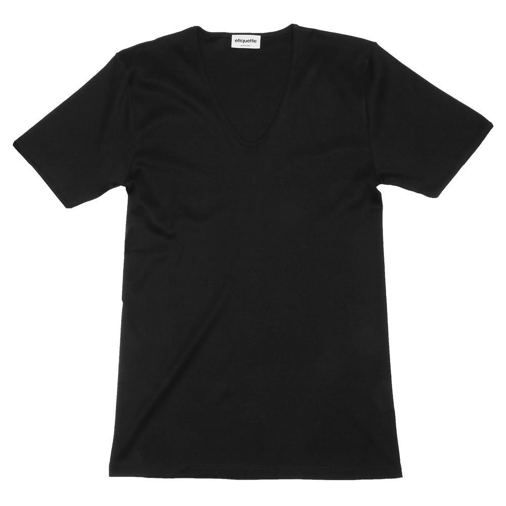 Mens Underwear - The Fifth Men's V Neck T-Shirt - Black⎪Etiquette Clothiers