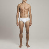 Mens Underwear - The Fifth Men's Briefs - White⎪Etiquette Clothiers