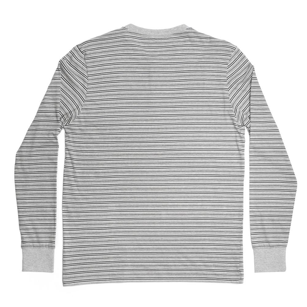 Mens Loungewear - Men's George Henley Crewneck Long Sleeve - Grey⎪Etiquette Clothiers