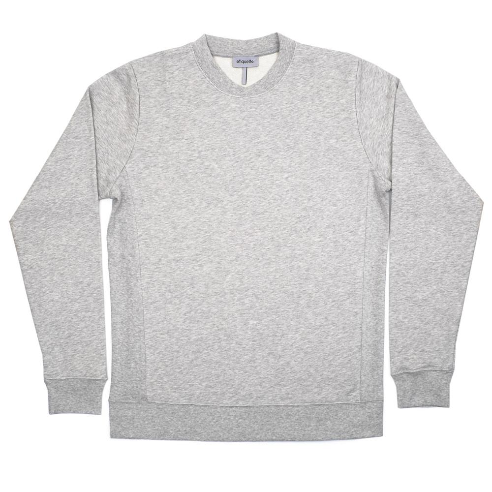 Mens Loungewear - Men's Washington Slim Fit Sweatshirt - Grey⎪Etiquette Clothiers