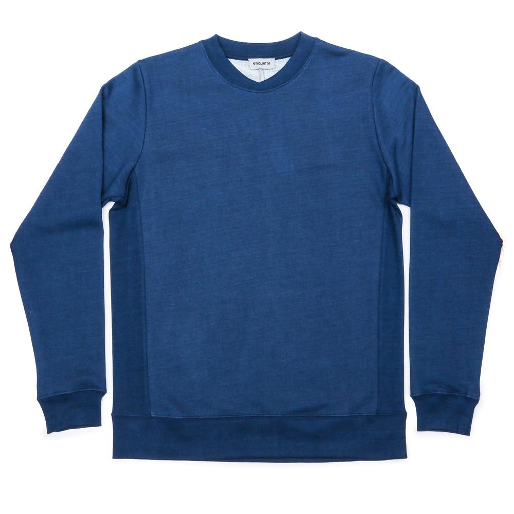 Mens Loungewear - Men's Washington Slim Fit Sweatshirt - Blue⎪Etiquette Clothiers