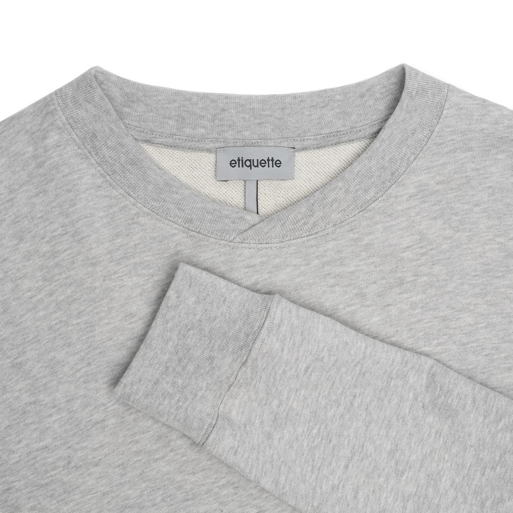 Mens Loungewear - Men's Washington Slim Fit Sweatshirt - Grey⎪Etiquette Clothiers