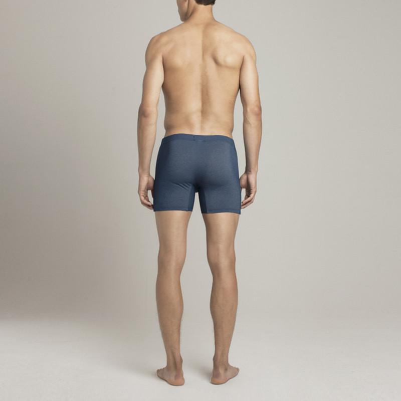 Mens Underwear - Men's Madison Pique Trunks - Indigo Blue⎪Etiquette Clothiers