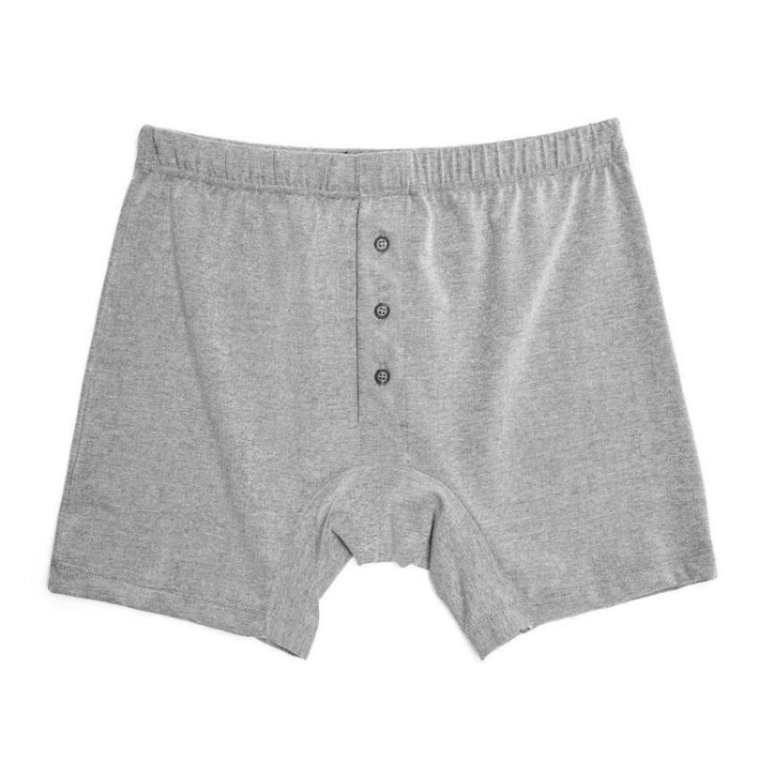 Mens Underwear - Men's Madison Pique Trunks - Grey⎪Etiquette Clothiers
