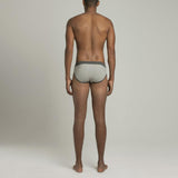 Mens Underwear - Men's Prince Briefs - Grey⎪Etiquette Clothiers