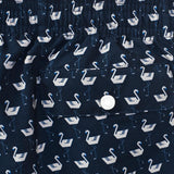 Mens Loungewear - Men's Corsaro Swim Slim Fit Trunk Famingo - Dark Blue⎪Etiquette Clothiers