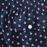 Mens Loungewear - Men's Corsaro Swim Slim Fit Trunk Balls - Dark Blue⎪Etiquette Clothiers