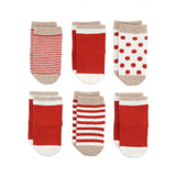 Baby Socks - Classic Earth Baby Socks Gift Box - Red⎪Etiquette Clothiers