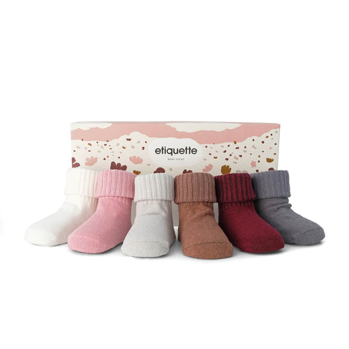 Organic Everbloom Baby Socks Gift Box