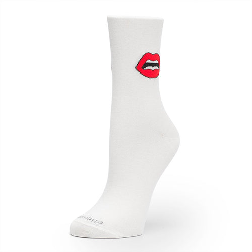 Etiquette x Yazbukey Lips Women's Socks  - Alt view