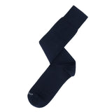 Mens Socks - Basic Luxuries Knee High Ribbed Men's Socks - Dark Blue⎪Etiquette Clothiers