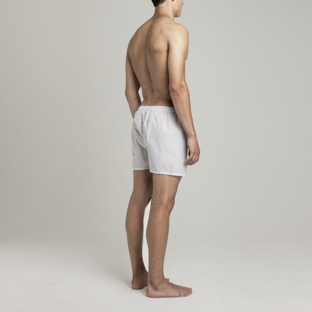 Mens Underwear - Men's Boxer Shorts Graph Check - Blue⎪Etiquette Clothiers