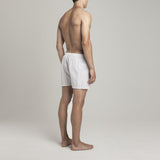 Mens Underwear - Men's Boxer Shorts - Snow White⎪Etiquette Clothiers