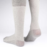 Mens Socks - Herringbone Blocks Men's Socks - Grey⎪Etiquette Clothiers