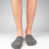 Mens Socks - Men's No Show Socks - Mouline Grey⎪Etiquette Clothiers