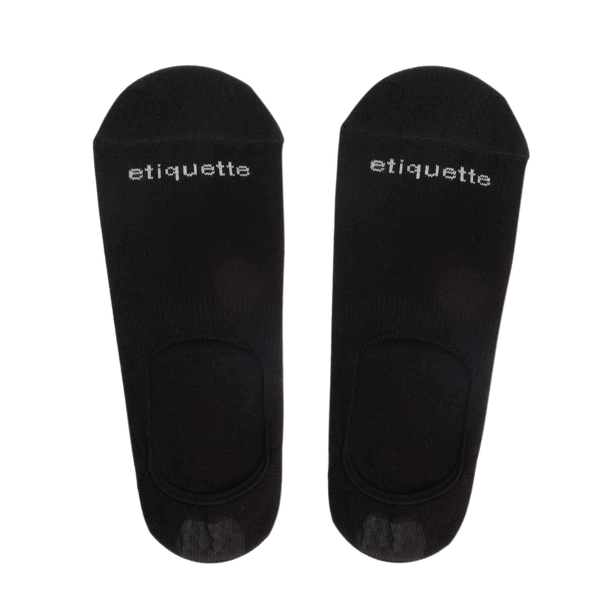 Mens Socks - Men's No Show Socks - Black⎪Etiquette Clothiers
