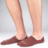 Mens Socks - Men's No Show Socks - Mouline Bordeaux⎪Etiquette Clothiers