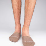 Mens Socks - Men's No Show Socks - Brown⎪Etiquette Clothiers