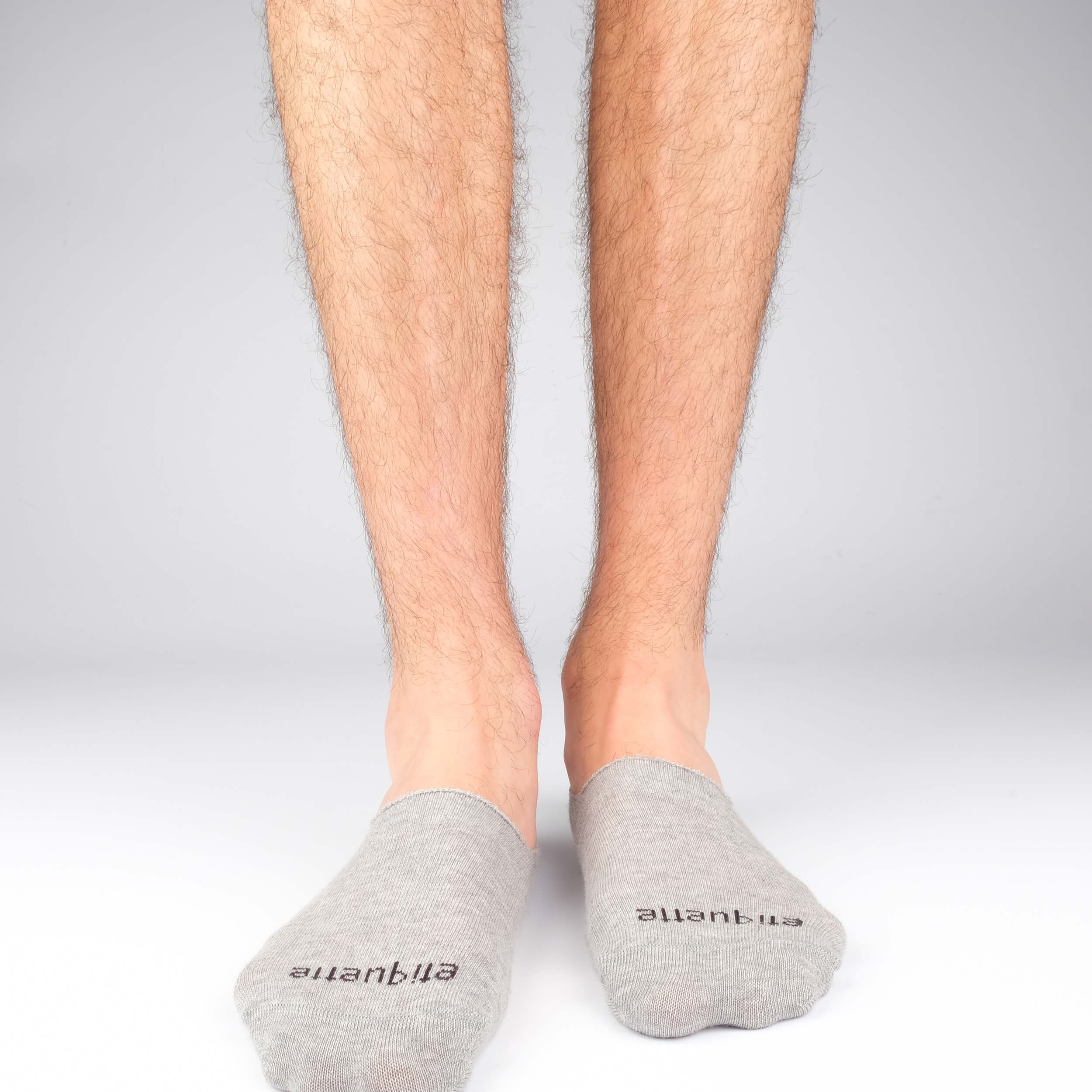 Mens Socks - Men's No Show Socks - Grey⎪Etiquette Clothiers