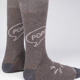 Mens Socks - Popist Men's Socks - Dark Grey⎪Etiquette Clothiers