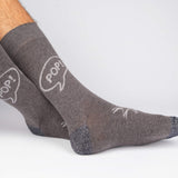Mens Socks - Popist Men's Socks - Dark Grey⎪Etiquette Clothiers