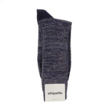 Mens Socks - Roppongi Marled Men's Socks - Blue Mouline⎪Etiquette Clothiers