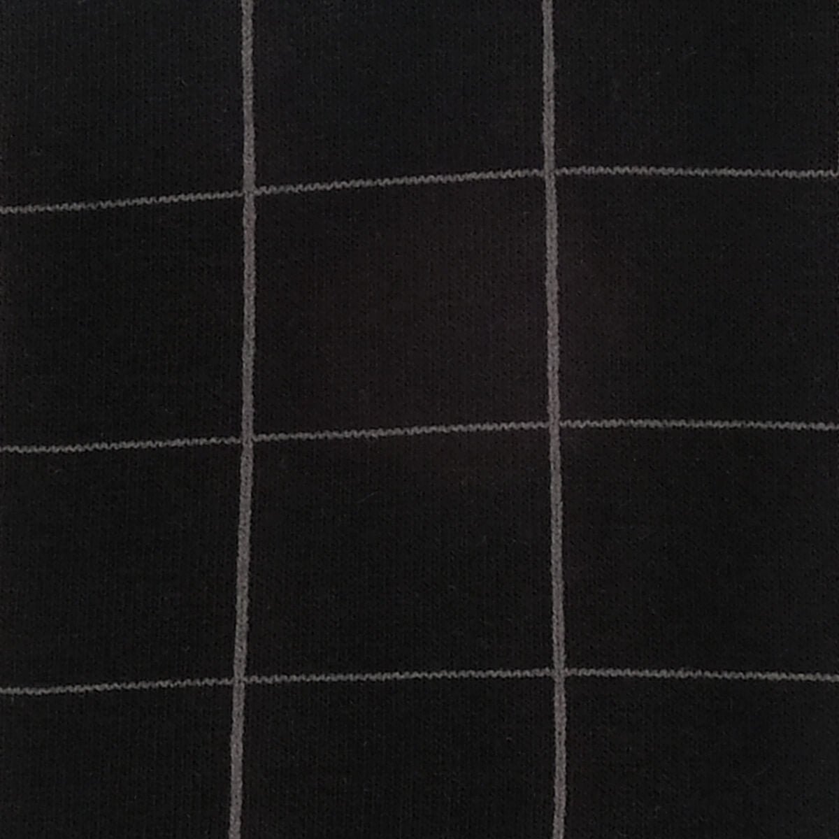 Mens Socks - Windowpane Men's Socks - Black⎪Etiquette Clothiers