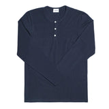 Mens Underwear - Men's Crosby Henley - Dark Blue⎪Etiquette Clothiers