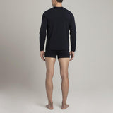 Mens Underwear - Men's Crosby Henley - Dark Blue⎪Etiquette Clothiers