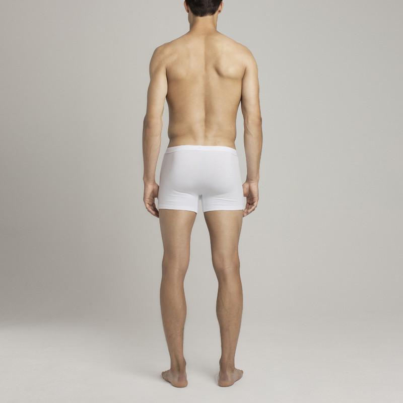 Mens Underwear - Men's Bond Trunks - White⎪Etiquette Clothiers