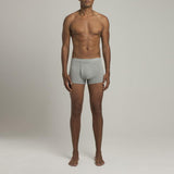 Mens Underwear - Men's Bond Trunks - Grey⎪Etiquette Clothiers