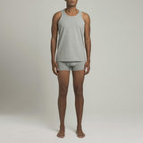 Mens Underwear - Men's Bowery Tank Top - Grey⎪Etiquette Clothiers