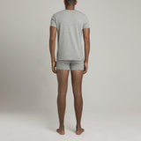 Mens Underwear - Men's Mulberry V Neck T Shirt - Grey⎪Etiquette Clothiers