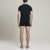 Mens Underwear - Men's Mulberry V Neck T Shirt - Blue⎪Etiquette Clothiers