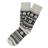 Mens Socks - Cashmere x Merino Yum Yum Men's Socks - Grey⎪Etiquette Clothiers