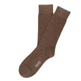 Mens Socks - Cashmere x Merino Men's Socks - Brown⎪Etiquette Clothiers